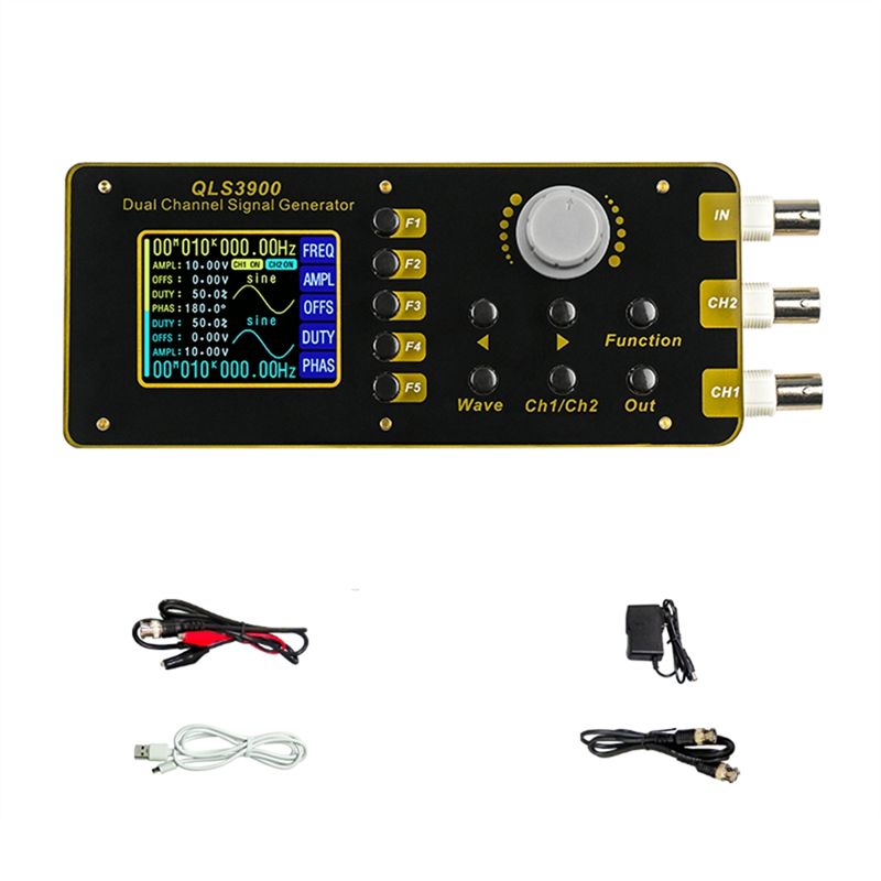 Function Arbitrary Waveform Generator - เครื่องกำเนิดสัญญาณรูปคลื่นตามต้องการแบบดิจิตอล หน้าจอ TFT ขนาด 2.4 นิ้ว