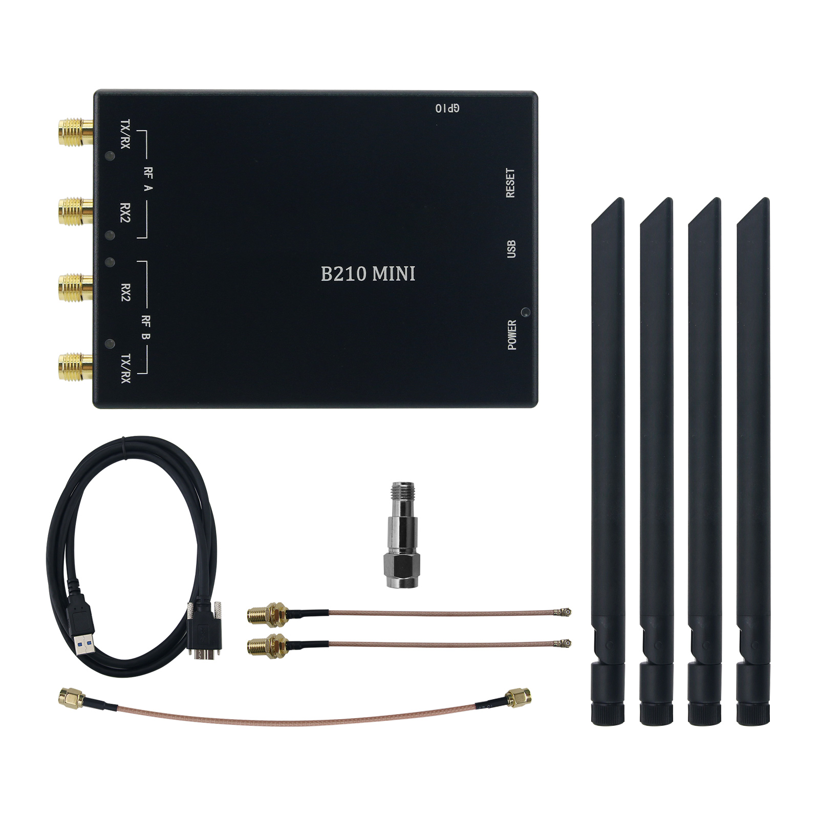 Sdr Software Defined Radio Hackrf - บอร์ดหลักวิทยุที่กำหนดด้วยซอฟต์แวร์ B210 Mini AD9361 พร้อมตัวครอบ CNC