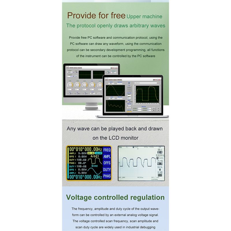 เครื่องกำเนิดสัญญาณรูปคลื่นตาม - Function Arbitrary Waveform Generator บทวิจารณ์และราคา