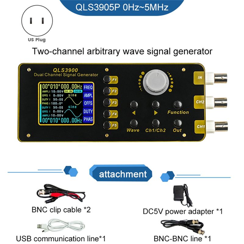 เครื่องกำเนิดสัญญาณรูปคลื่นตาม - Function Arbitrary Waveform Generator บทวิจารณ์และราคา