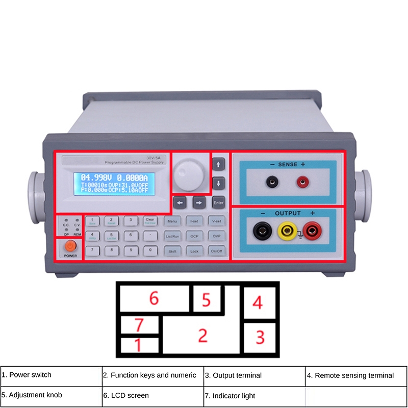 แหล่งจ่ายไฟกระแสตรงแบบปรับค่าไ - Linear Lab Power Supply Adjustable บทวิจารณ์และราคา