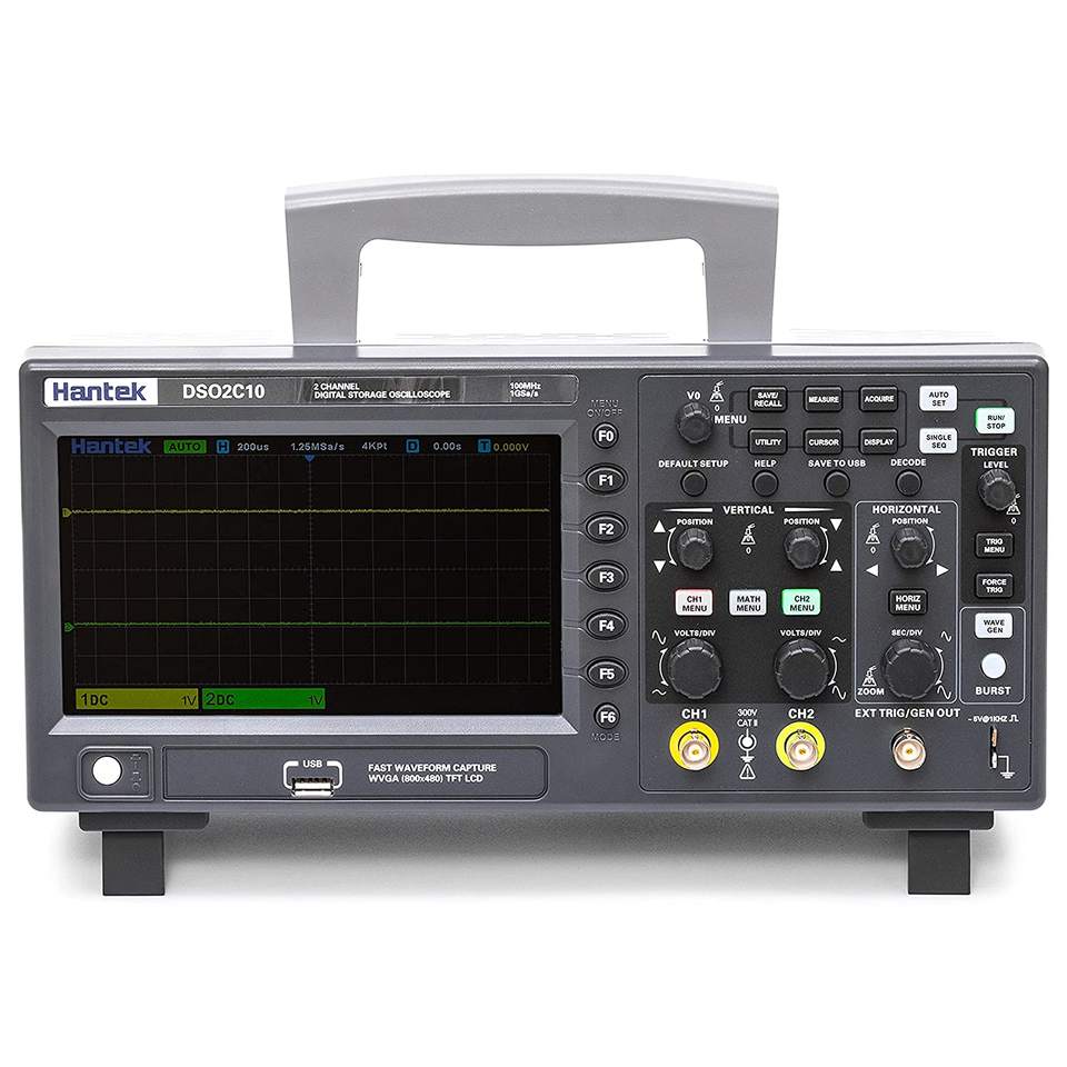 ออสซิลโลสโคปดิจิตอล Hantek DSO - Digital Storage Oscilloscope 100Mhz บทวิจารณ์และราคา