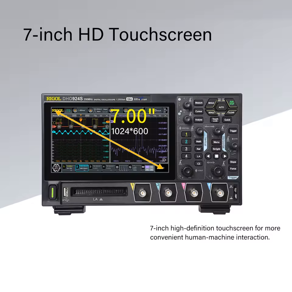ออสซิลโลสโคป RIGOL รุ่น DHO900 - Digital Storage Oscilloscope 100Mhz บทวิจารณ์และราคา